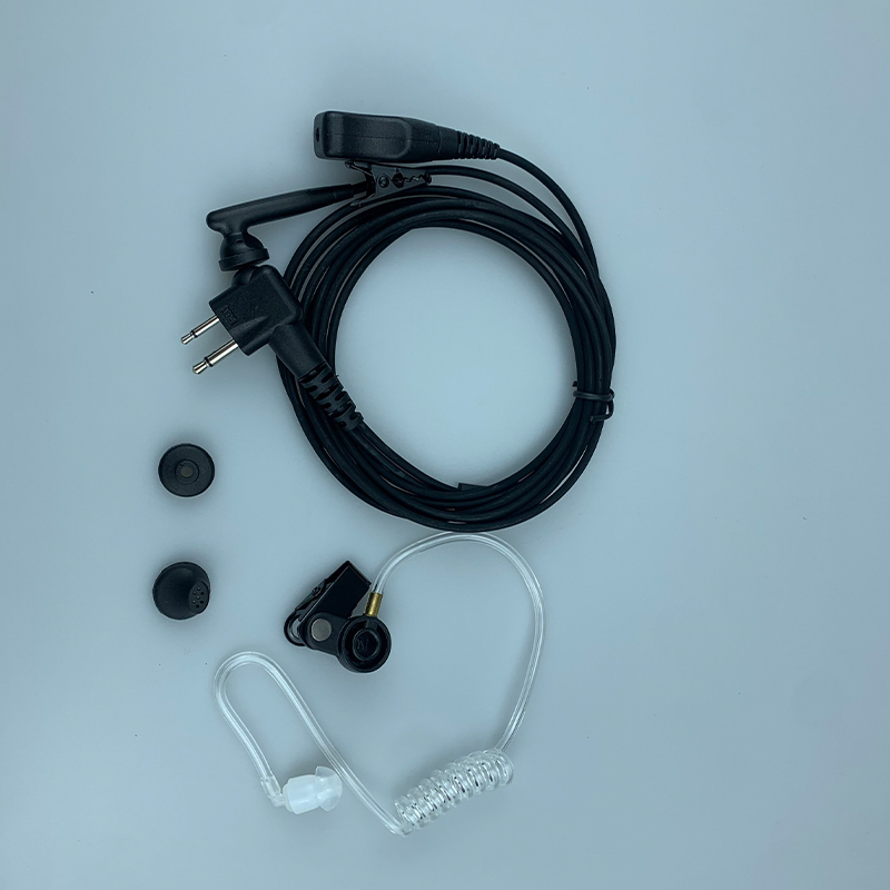 Two Way Radio Volume Adjustable Earphone Ptt Mic Headset for Apx2000 Dp4400 Dp4600 Xpr6000 Xpr7000 Walkie Talkies