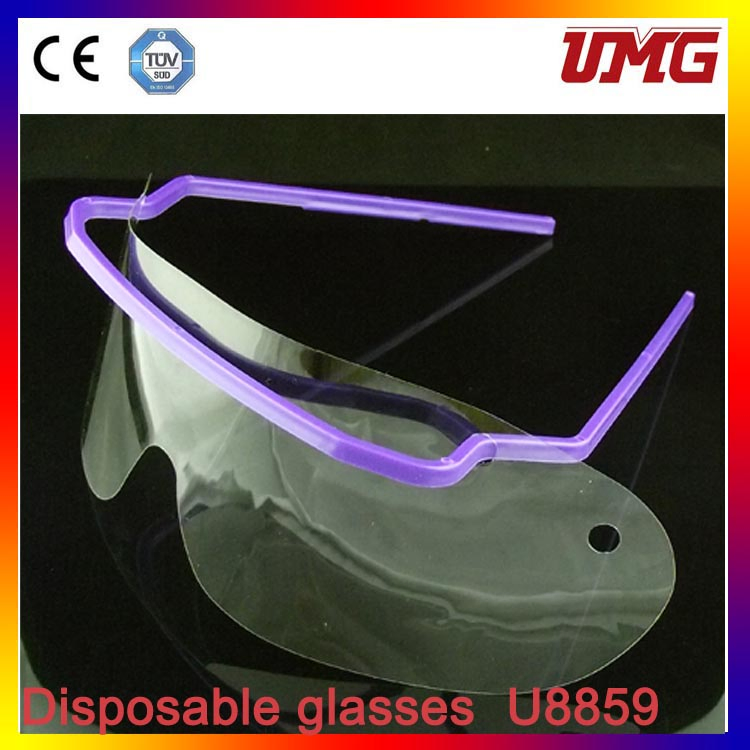 Disposable Dental Eye Wearing Safety Glasses U8859