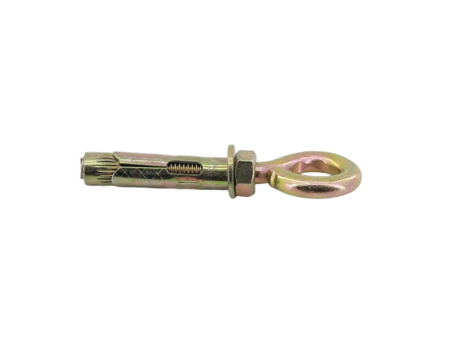 Yellow Zinc Plated Eye Bolt Expansion Anchor with Lifting Ring for Concrete