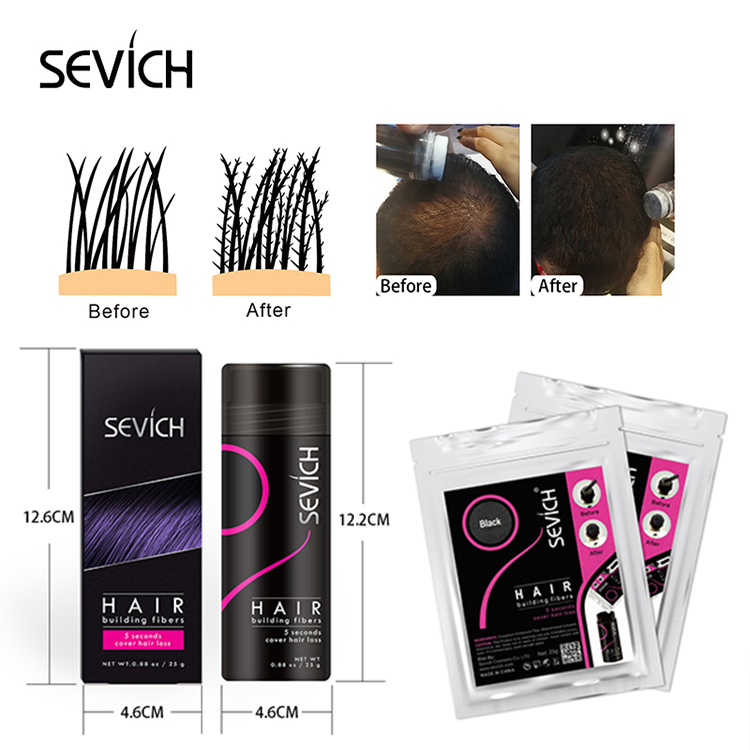 OEM Pure Plant Extracts Hair Building Fiber Hair Thickening