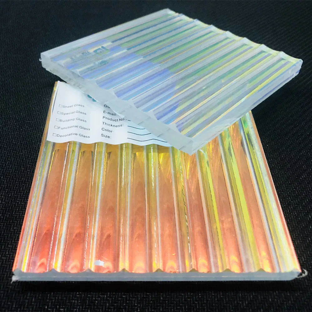 Different Angles Shows Different Colors Laminated PVB Art Glass (LG-TP)