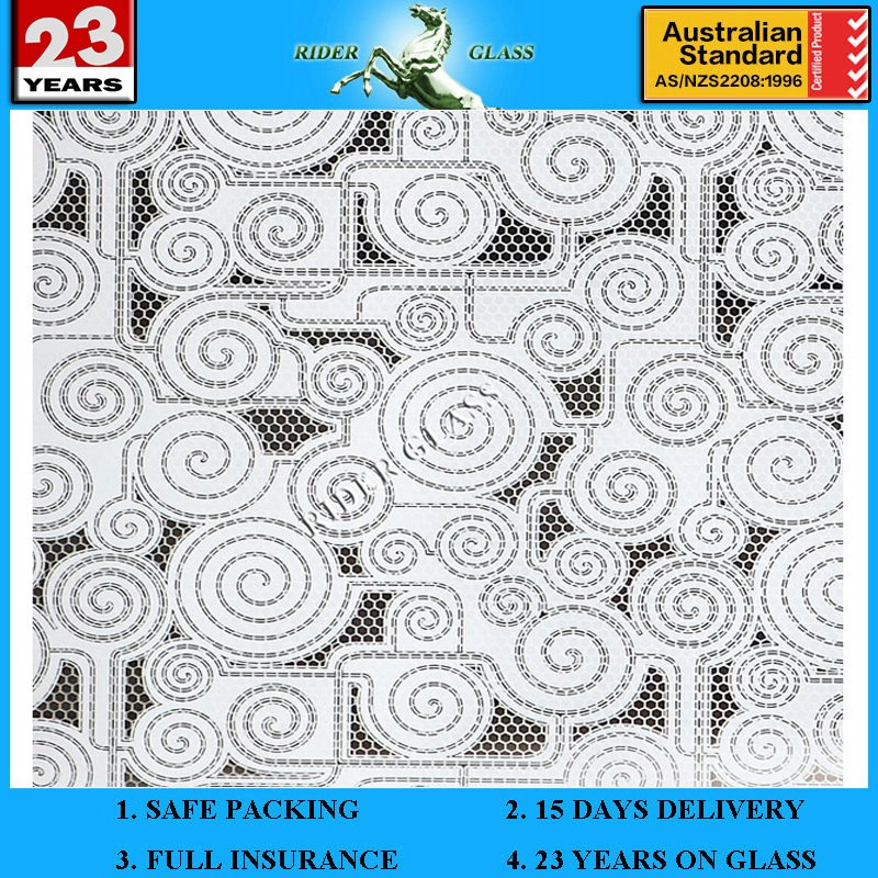 3-6mm Am-74 Decorative Acid Etched Frosted Art Architectural Mirror