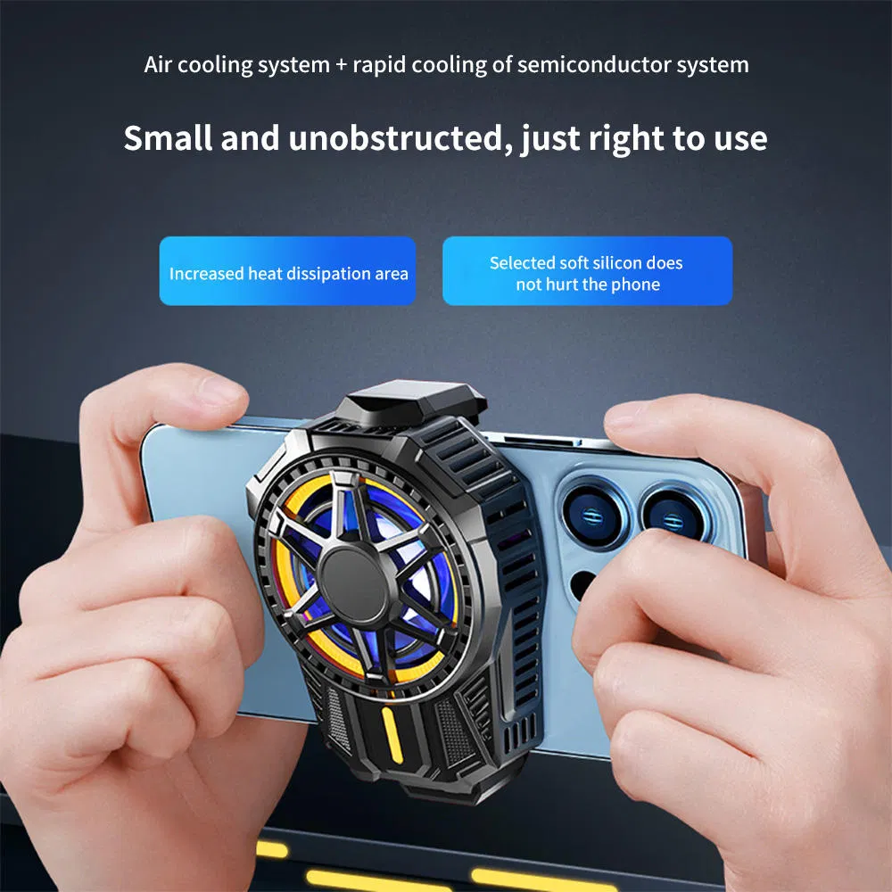 Factory Mobile Phone Semiconductor Radiator Heat Sink Cooling Fan Game Cooler for Pubg Gaming Accessories