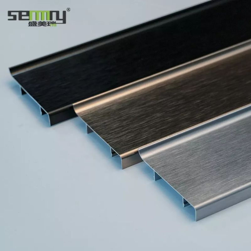 Tile Aluminium Skirting Base Board Golden Aluminum Baseboard Floor Baseboard Aluminium Skirting Baseboard Aluminum Floor Skirting