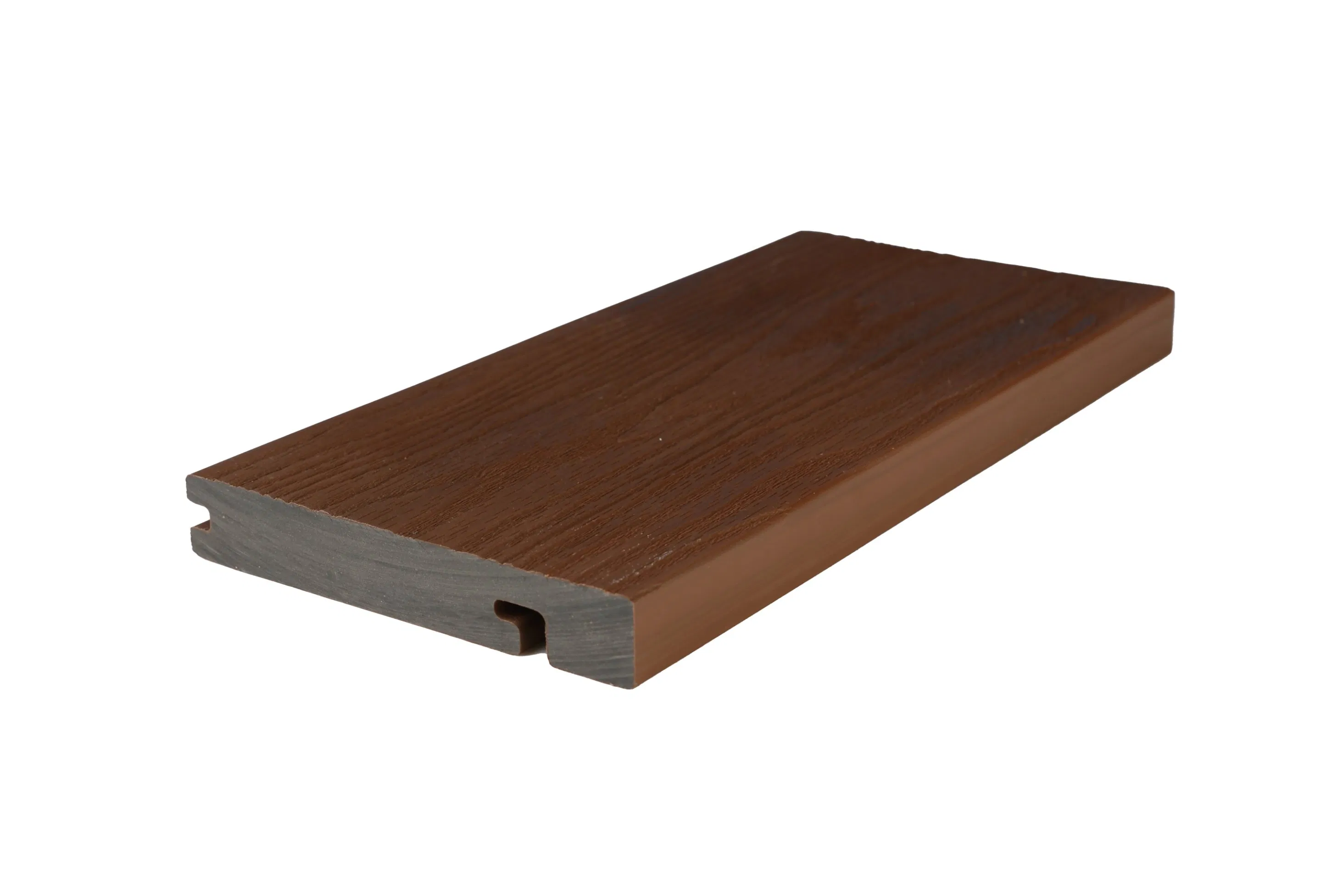 No Cracking Waterproof WPC Embossed Capped Composite Decking Starter Board for Exterior 5.5"