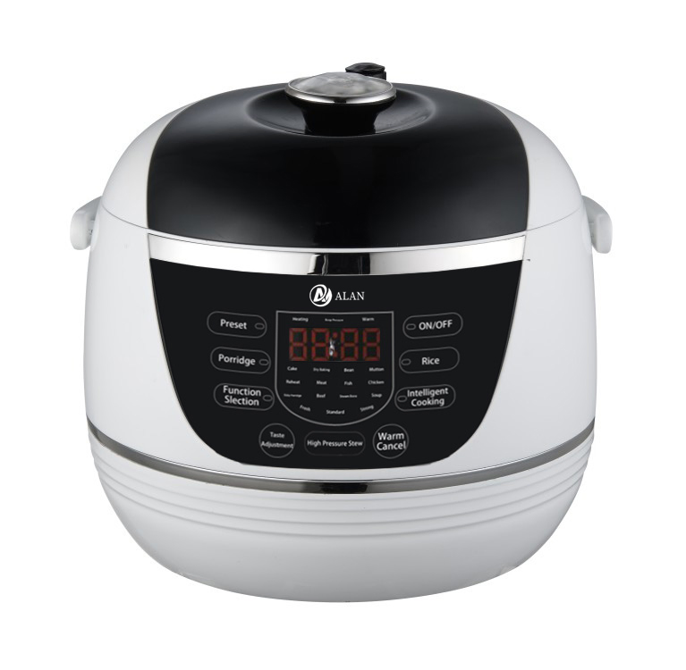 Household Large Capacity Soup Cooker Deep Fry Electric Pressure Cooker for Home Kitchen with Knob Control