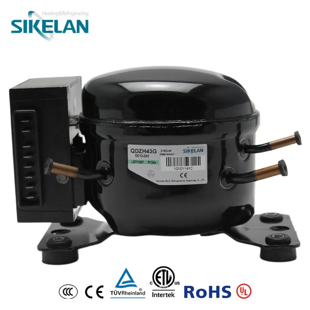 Low Noise R134A/R600A 12V 24V DC Refrigeration Cooler Compressors