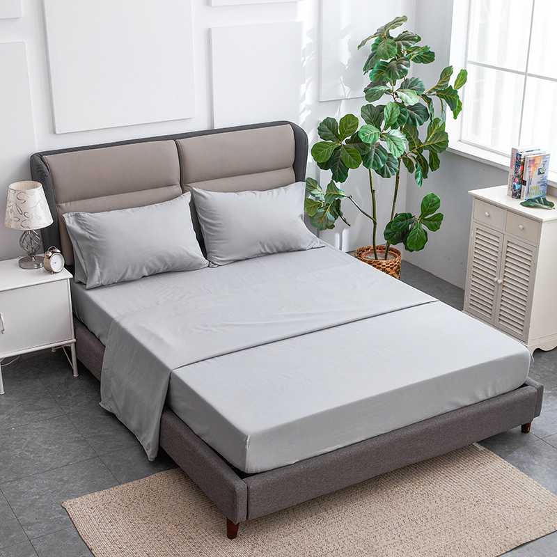 Wholesale Prices Simple Fashion Pure Brushed Washed Cotton Bed Hat Sheets