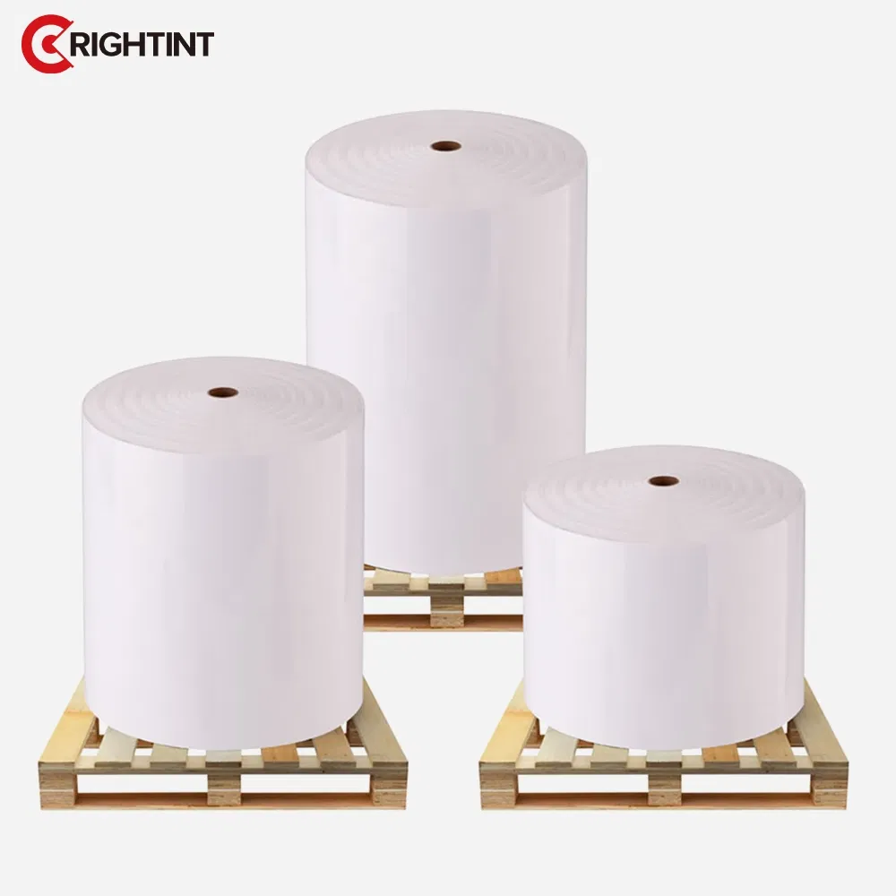 Cosmetic and packaging film labels with fine printing label paper material