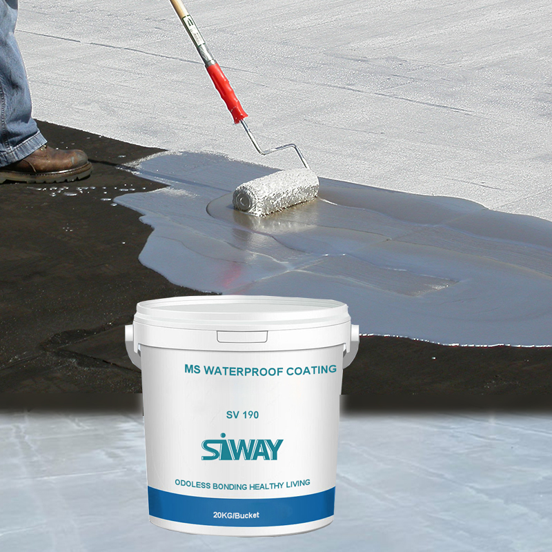 Water Based Elastomeric Self Leveling Polyurethane Epoxy Acrylic Polymer Waterproof Coating