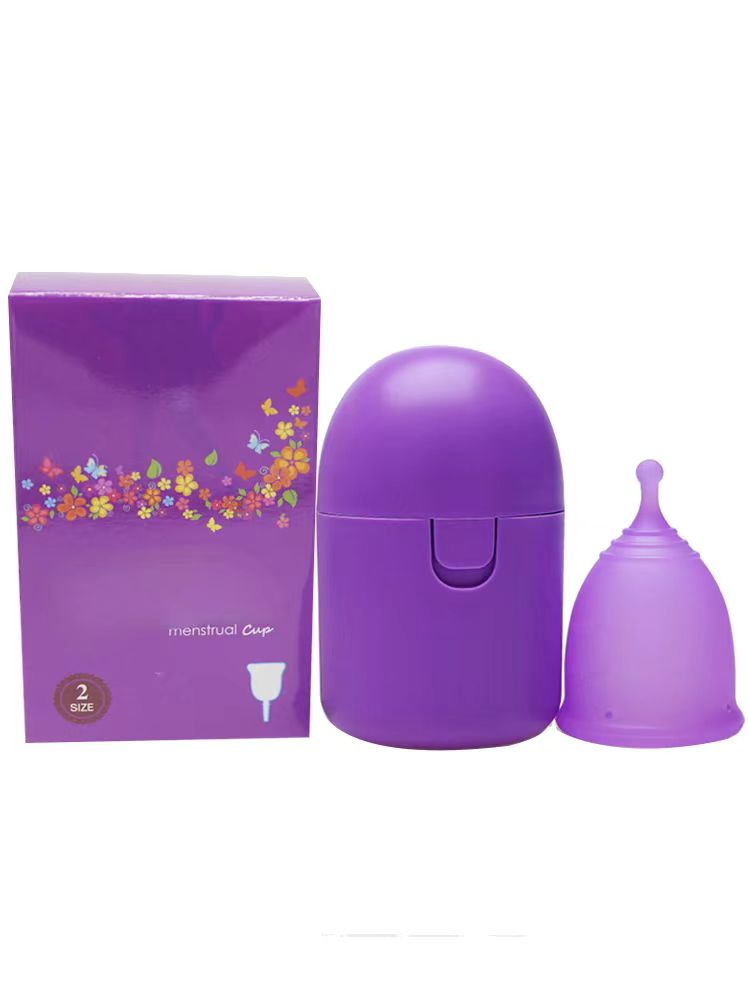 Medical Grade Silicone Menstrual Cup for Lady Period Feminine Hygiene