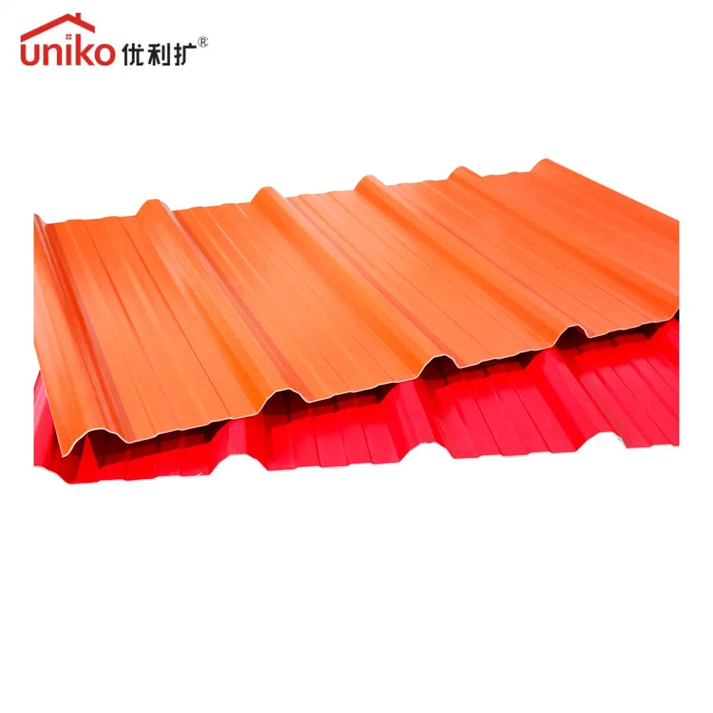 UV Resistant Plastic Sheet Anti-Corrosion PVC Multied Layers Corrugated Roof Sheet