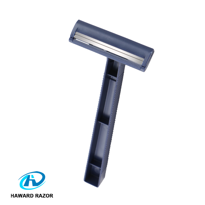 Poly Bag Packing Twin Blade Plastic Handle Disposable Razor
