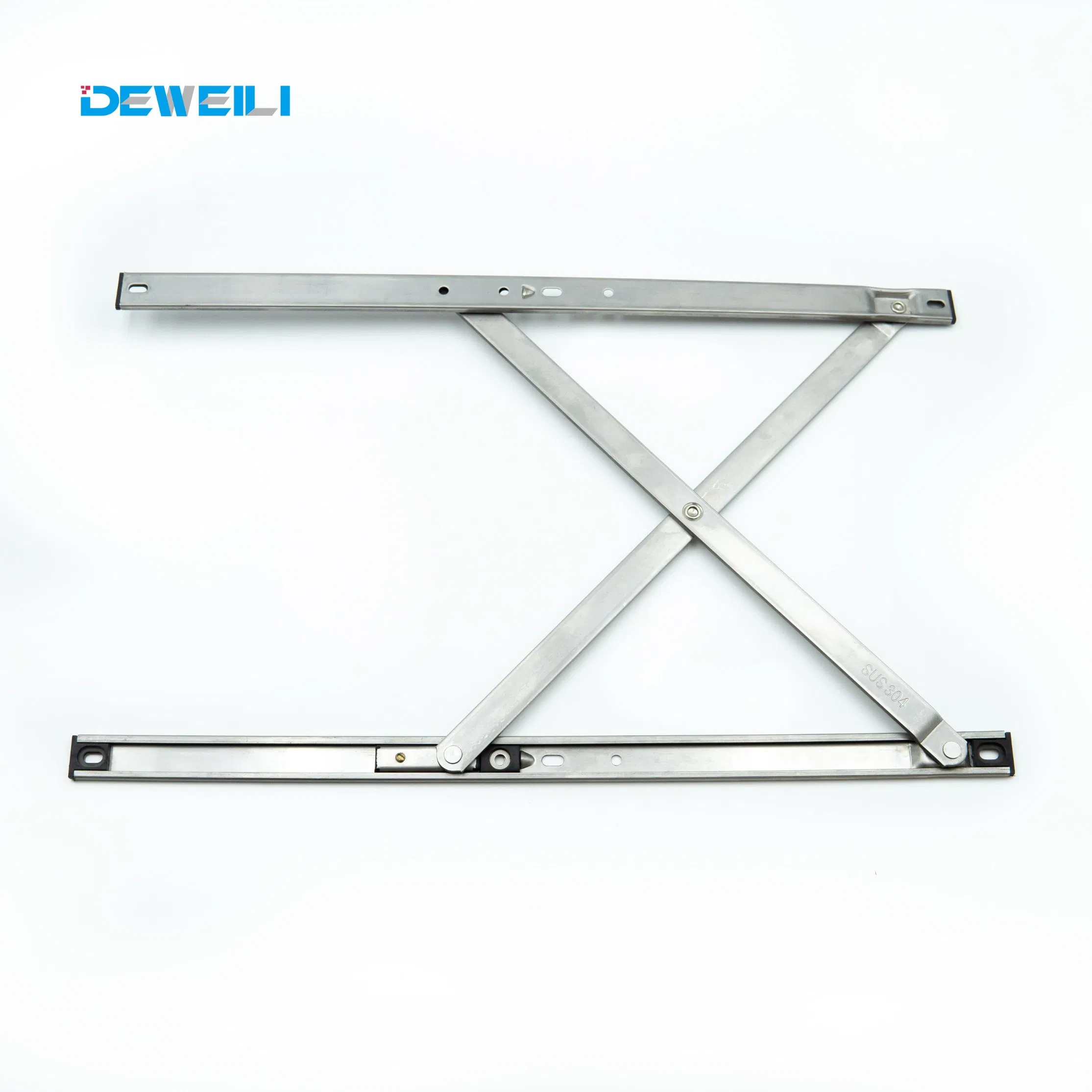 Parallel Hinge Hardware Accessories 22mm Square Groove Stainless Steel Folding Hinge Curtain Wall Window