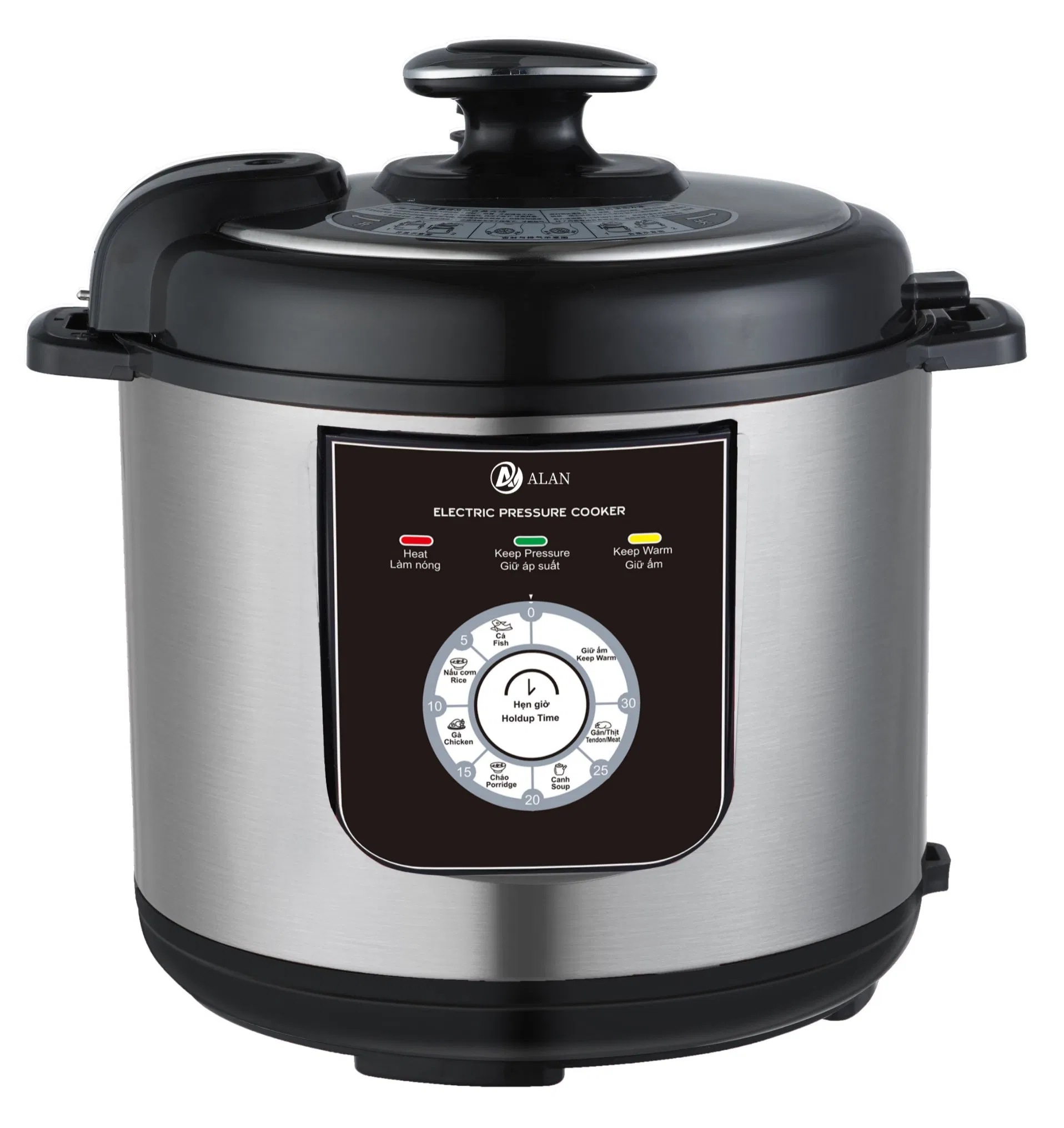 Multiple Functions Instant Pot Mini Electrical Pressure Cooker 3L with Knob