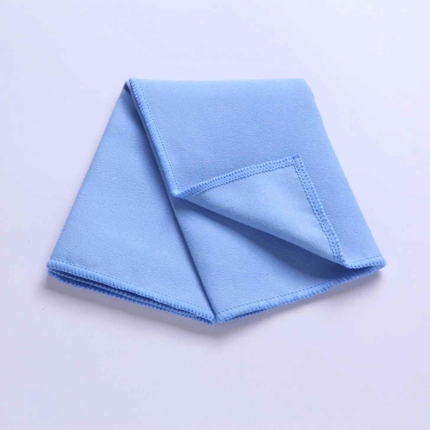 40X40cm 220GSM White Grey Microfiber Cleaning Cloth Wipes Rags Suede Towel