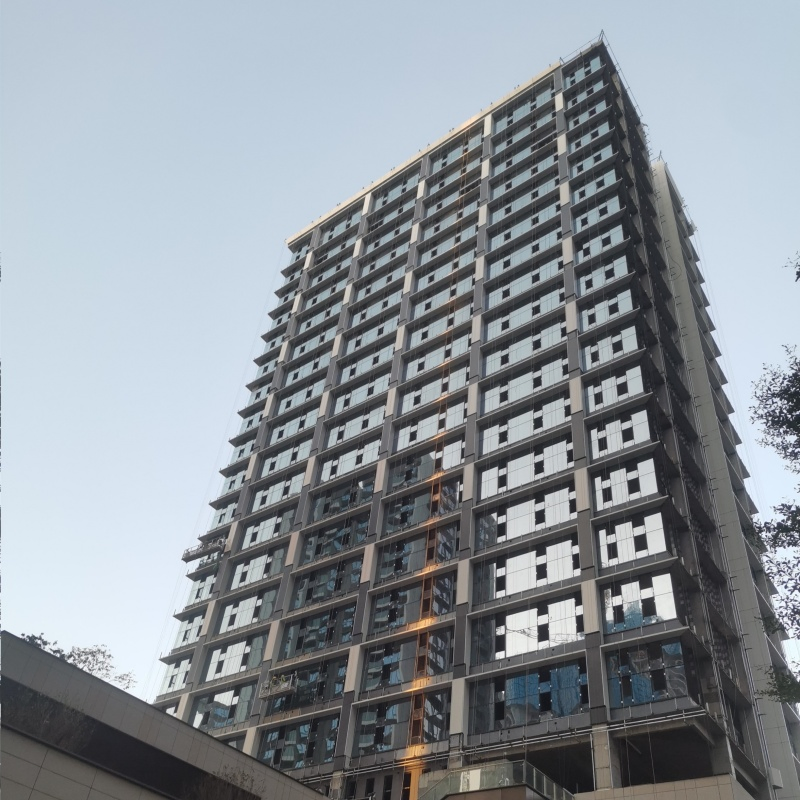 Fashionable Panoramic Lighting Glass Curtain Wall System