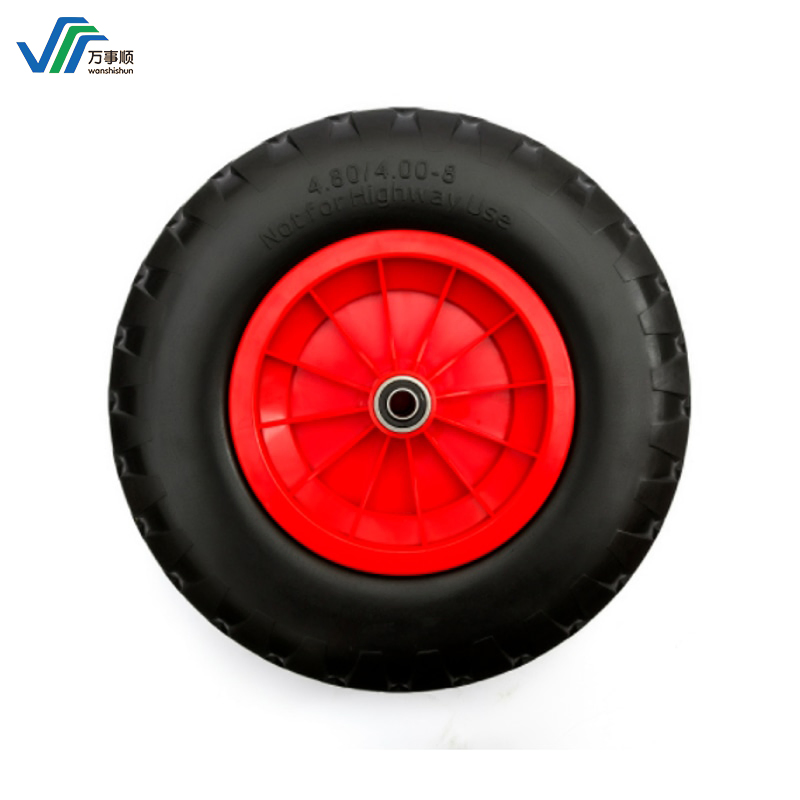 Made in China Hand Trolley PU Foam/Foaming Tyre Wheelbarrow /Wheel Barrow Solid Rubber Wheel