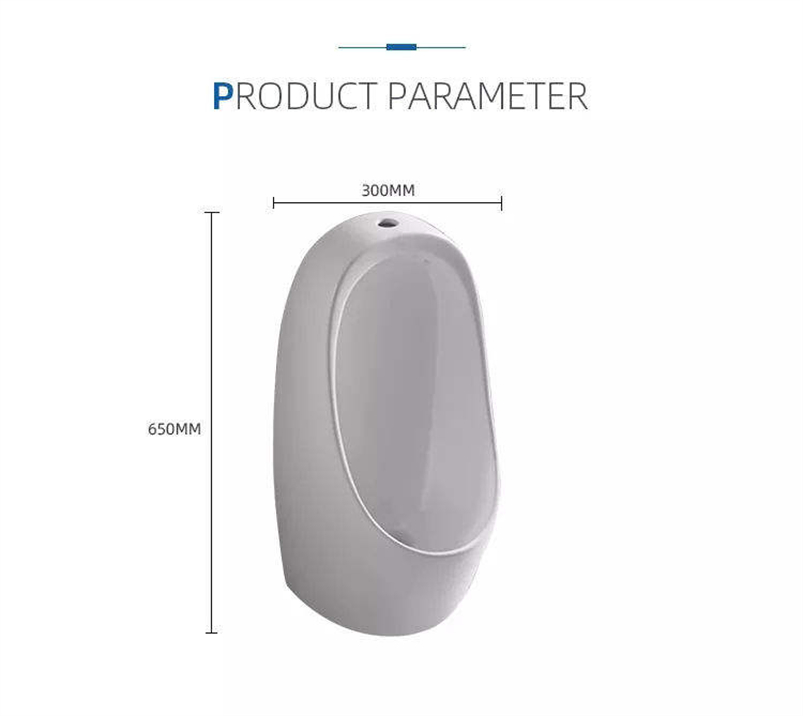 Modern Design Long-Lasting Eco-Friendly Waterless Wall Mounted Wc One Piece Sensor Men's Ceramic Urinal