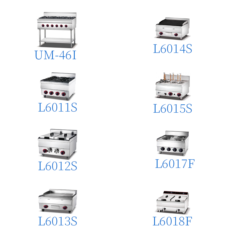 L6017f Stainless Steel 4 (2/6) Burner Electric Induction Cooker Commercial Countertop 4 (2/6) Burner Electric Cooking Stove Kitchen Equipment