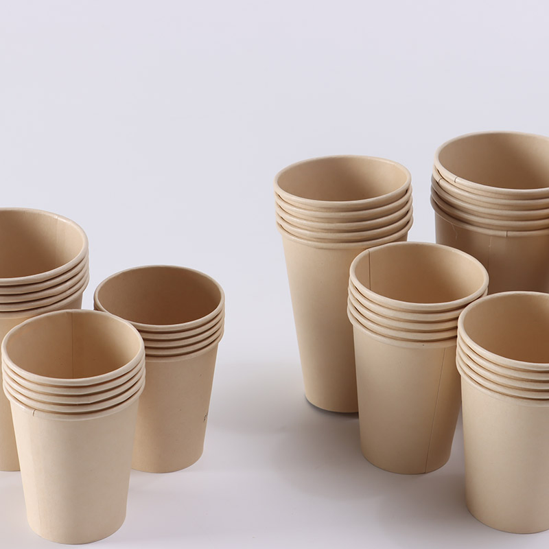 Бумажный стакан 12oz из бамбука, одноразовый