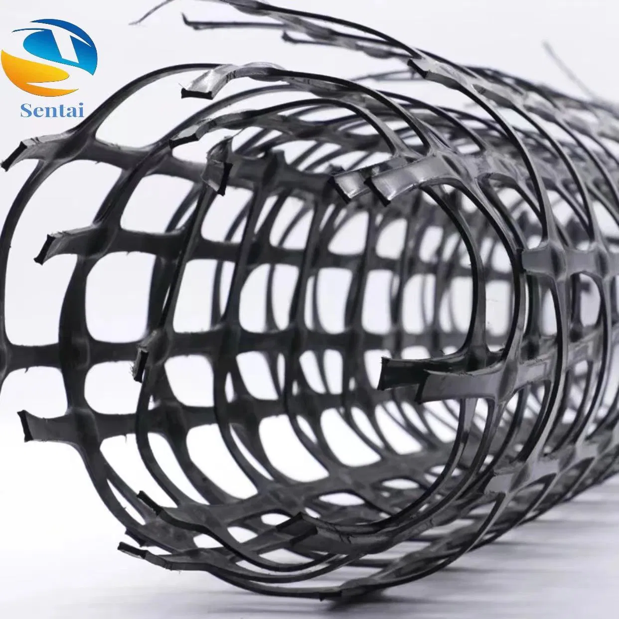 Black Asphalt Road Biaxial Plastic Geogrid for High-Quality Reinforcement Earthwork with MSDS