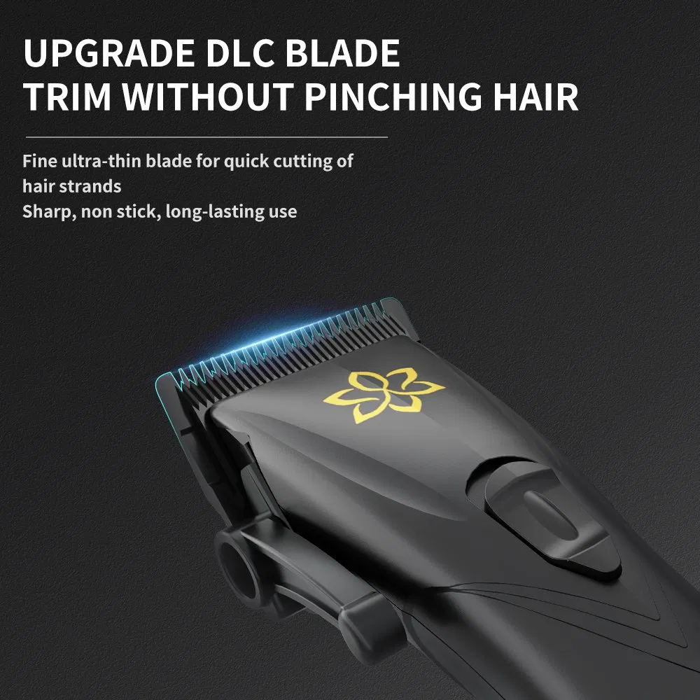 Lilipro L13 Cordless High-Torque Motor 7000 Rpm up to 300minute Run Time for Professional Barbers and Stylists Hair Clipper