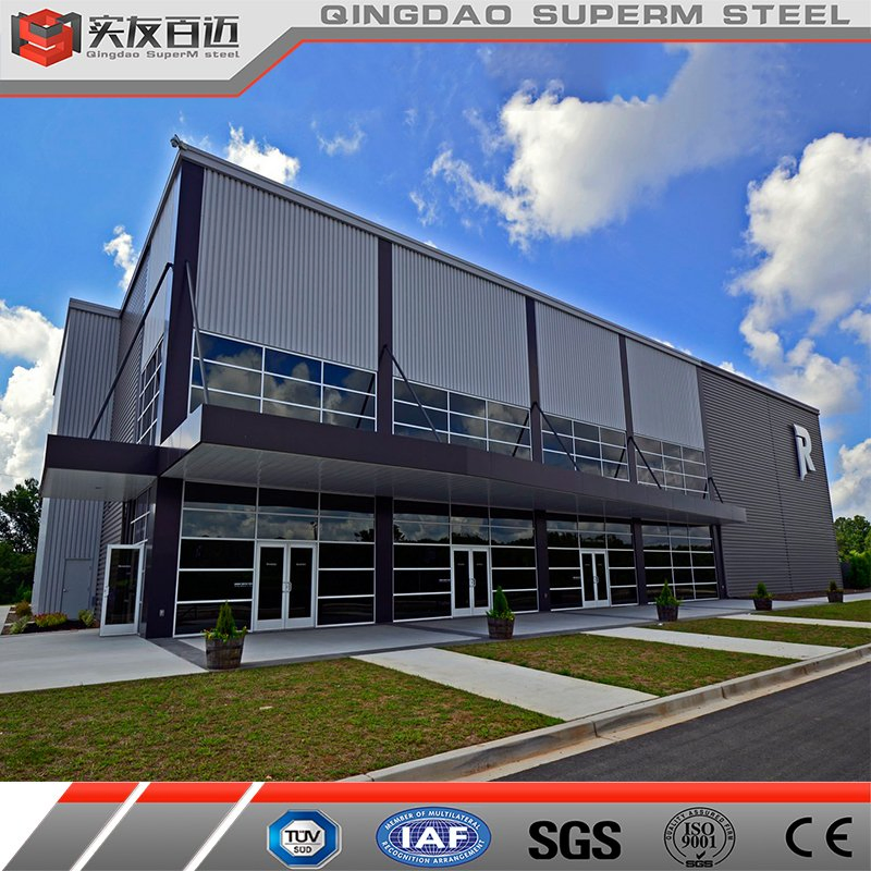 Customized Quick Build Prefabricated Steel Structure Office Factory Workshop Warehouse Steel Building