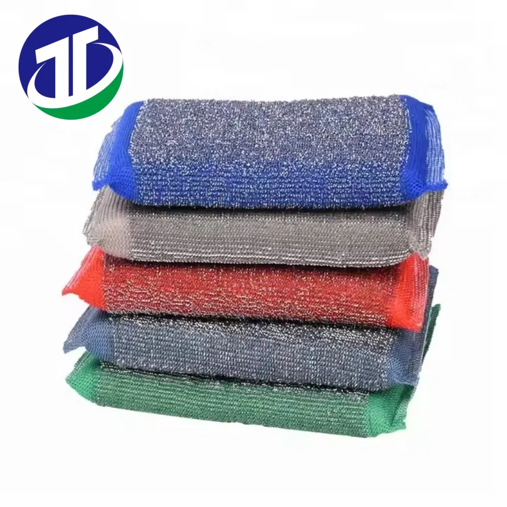 Kitchen Cleaning Sponge Scrubber Semi-Finished Fabric Cloth Roll