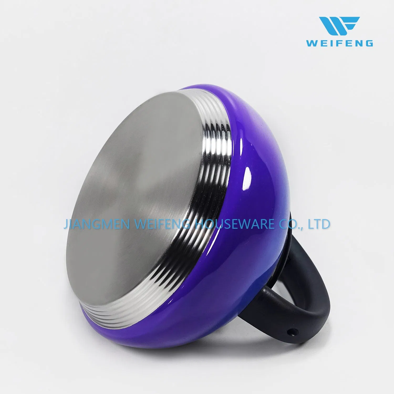 Blue Gradient to Purple Painting Stainless Steel Whistling Tea Kettle