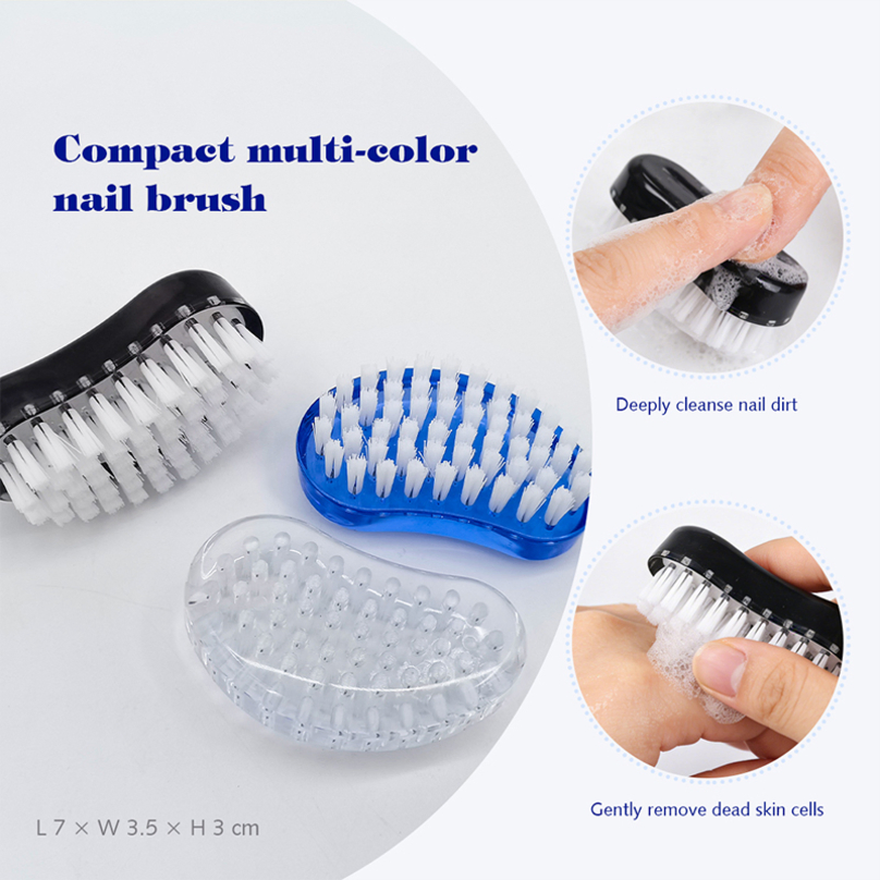 Sturdy Non Slip Handle Nail Brush Prevent Slipping When Wet with Soap Nail Brush