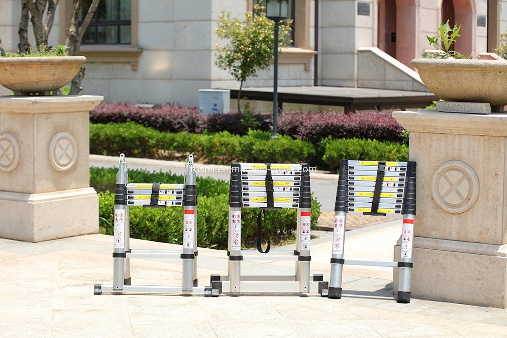 En131 Approved Retractable 3.8m Aluminium Ladder