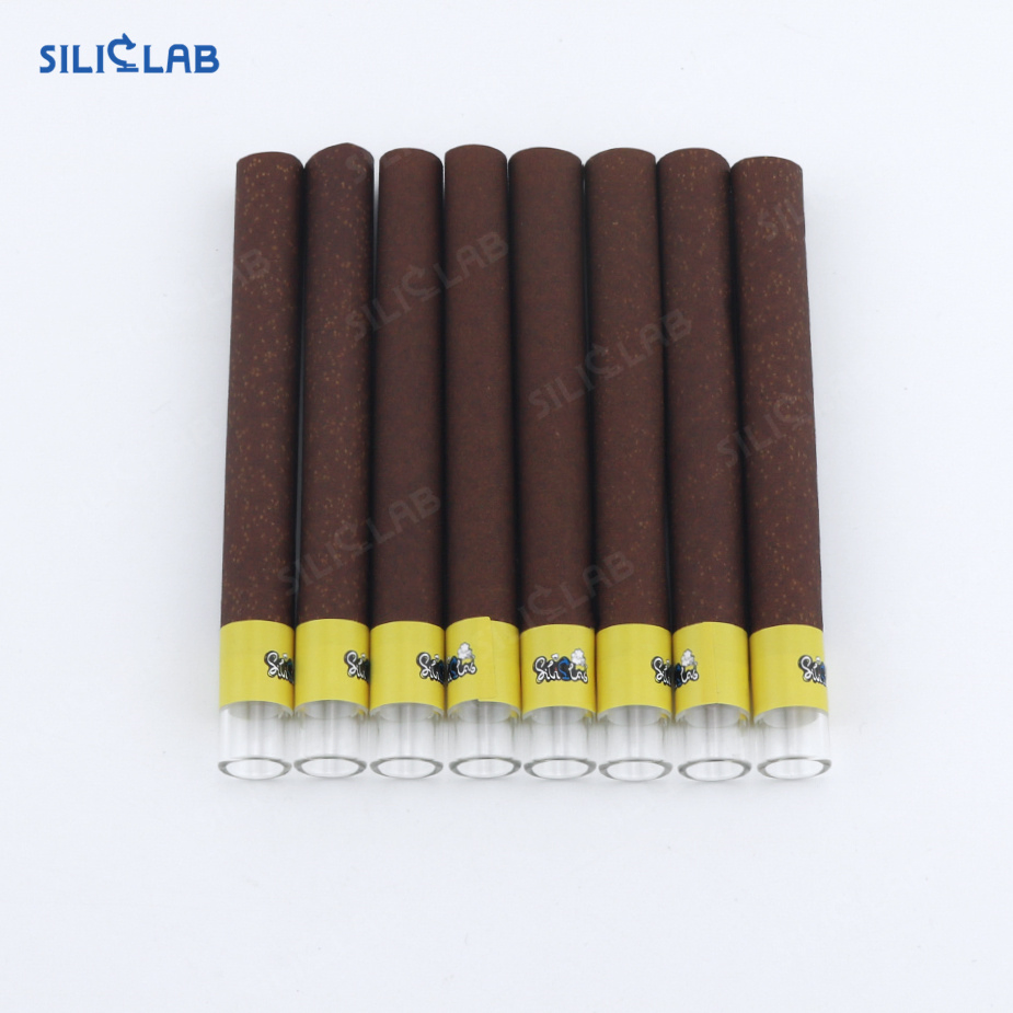 Natural Tobacco Leaf Cigar Blunt Prerolled Glass Tip Rolling Paper Smoking Pipe