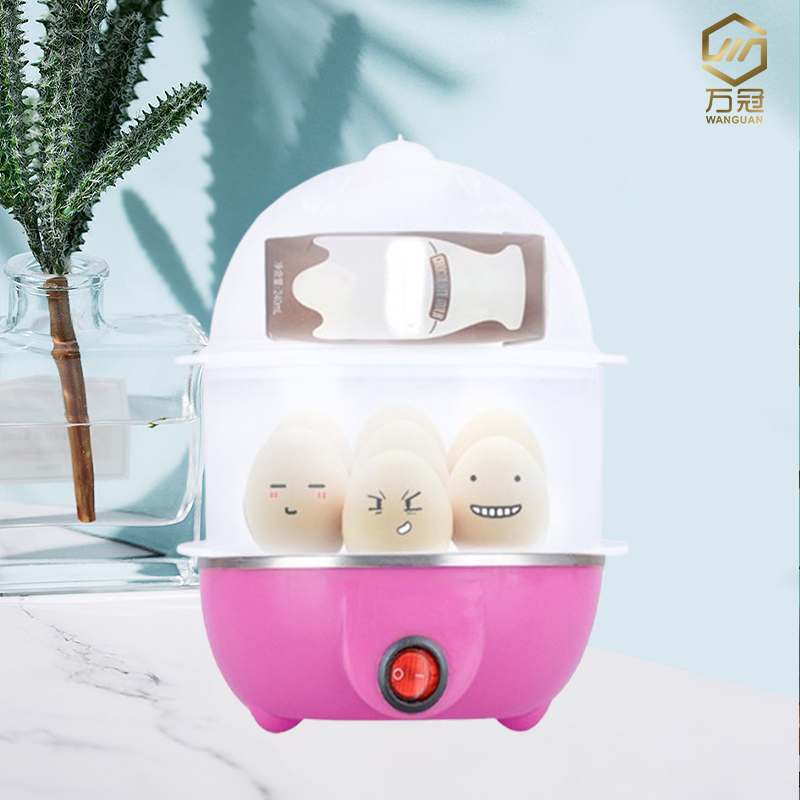 Convenient Double Layer Household Egg Steamer and Poacher
