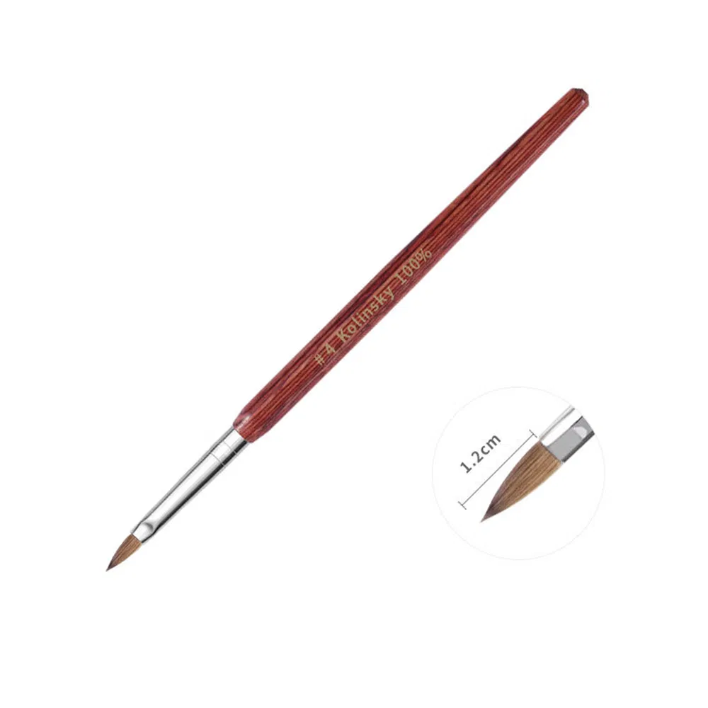 Wholesale 100% Pure Kolinsky Acrylic Nail Brush, Nail Art Brush