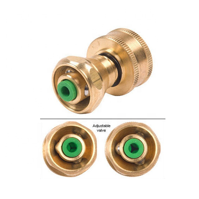 Brass Garden Hose Jet Nozzle Super Shot Watering Sprayer