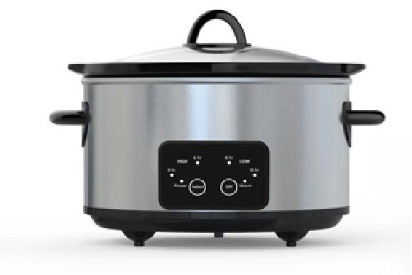 Versatile 6qt Slow Cooker for Effortless Meal Preparation