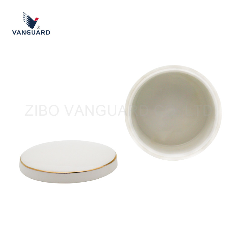 Colorful Condiment Storage Jar Healthy Round Custom Ceramic Spice Jar with Design