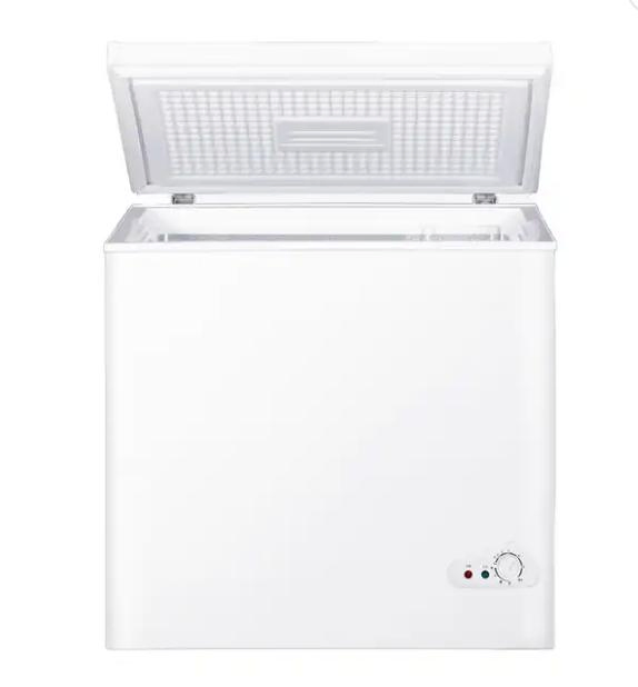 86L/100L/150L/200L Portable Top Open Single Door Ice Cream Fridge Cold Food Chest Mini Deep Freezer for Supermarket/Home Using