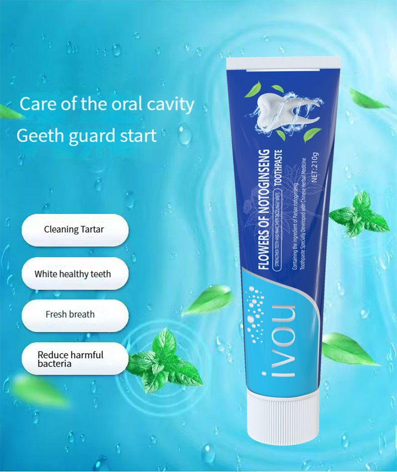 Plant Extract Panax Notoginseng Flower Toothpaste