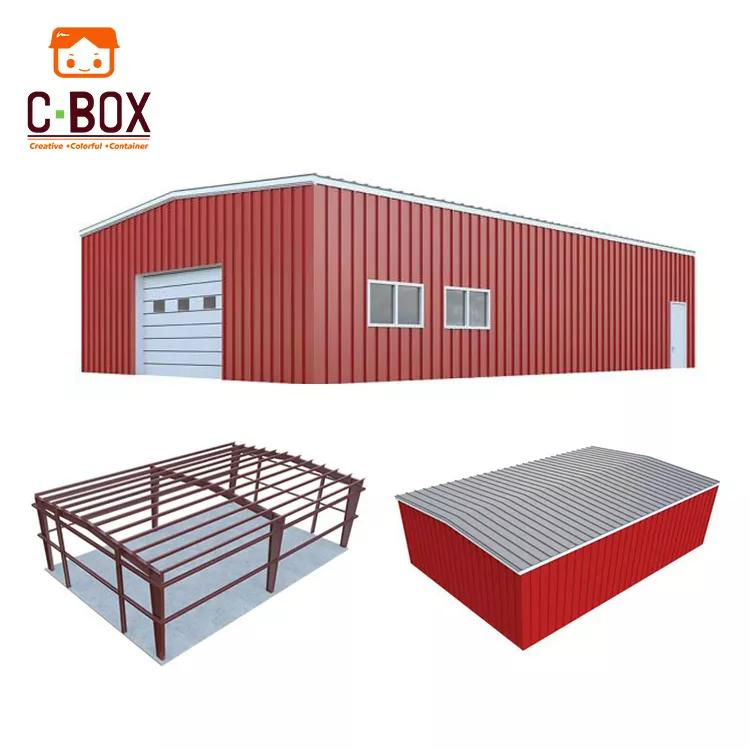 Cbox Commercial Easy Build Prefab Steel Structure Warehouse Workshop for Sale