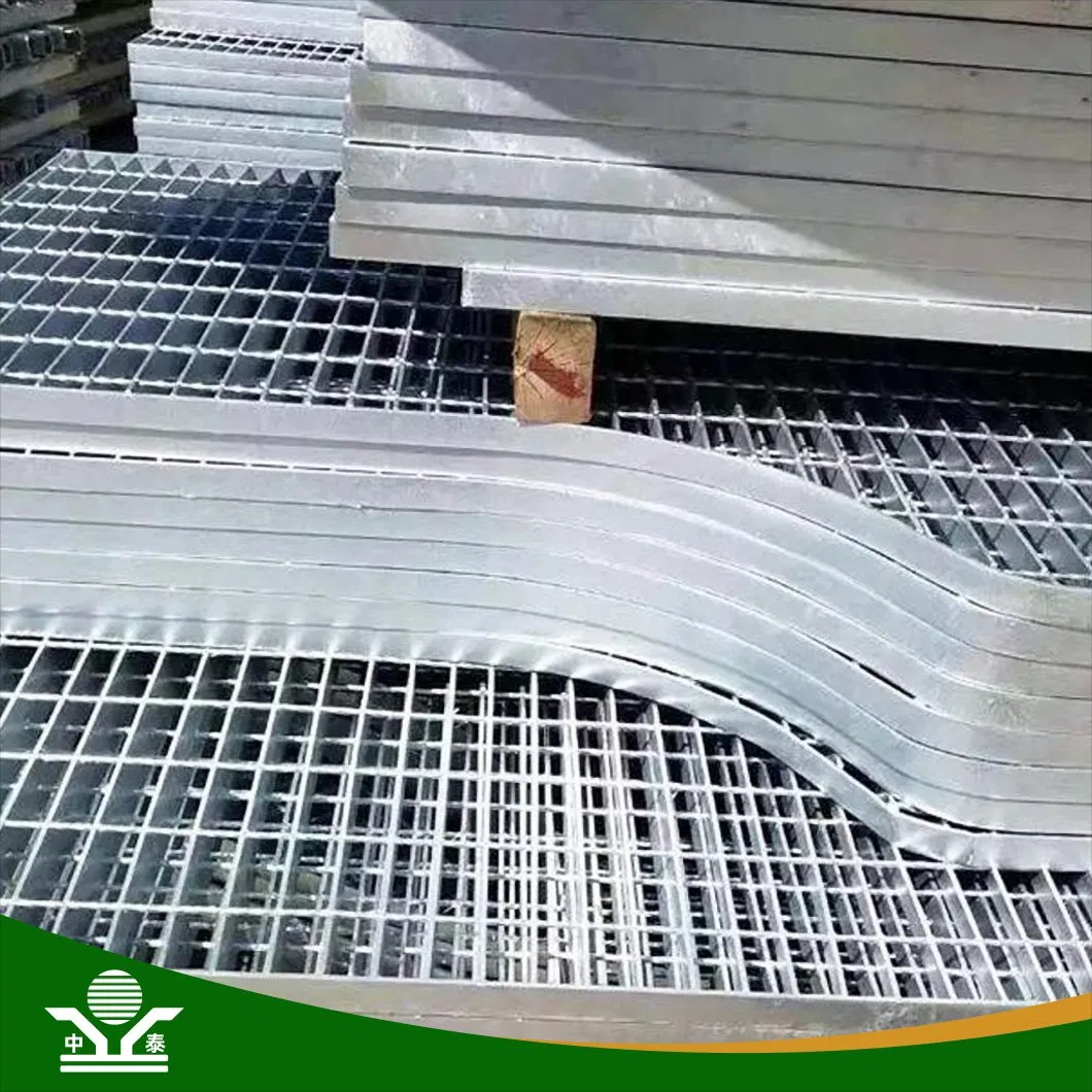 Zhongtai Sliver Color 1" X 5/16" China Carbon Steel Serrated Grate Suppliers Hdsgw30-02 Mesh Grating Used for Walkway