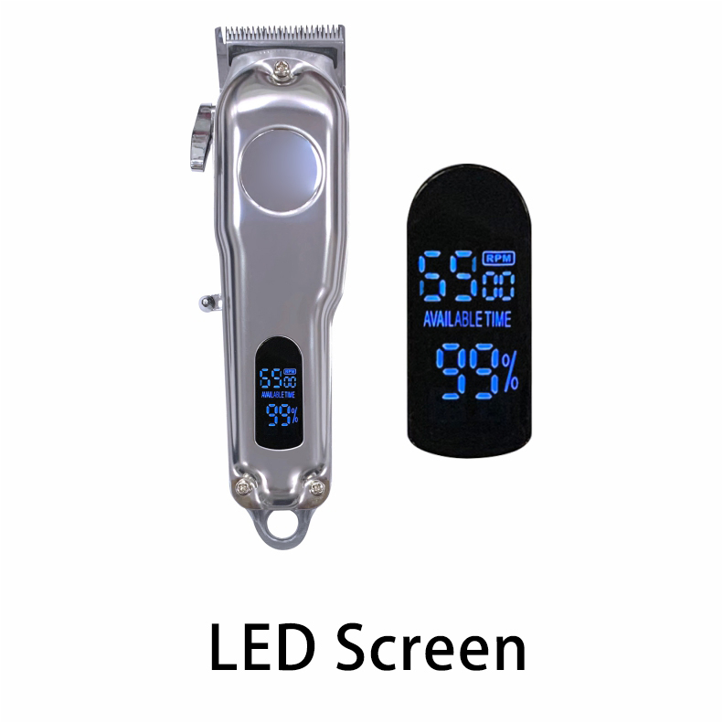 Electric Clippers LCD Digital Display Electric Hair Clippers Hair Salon