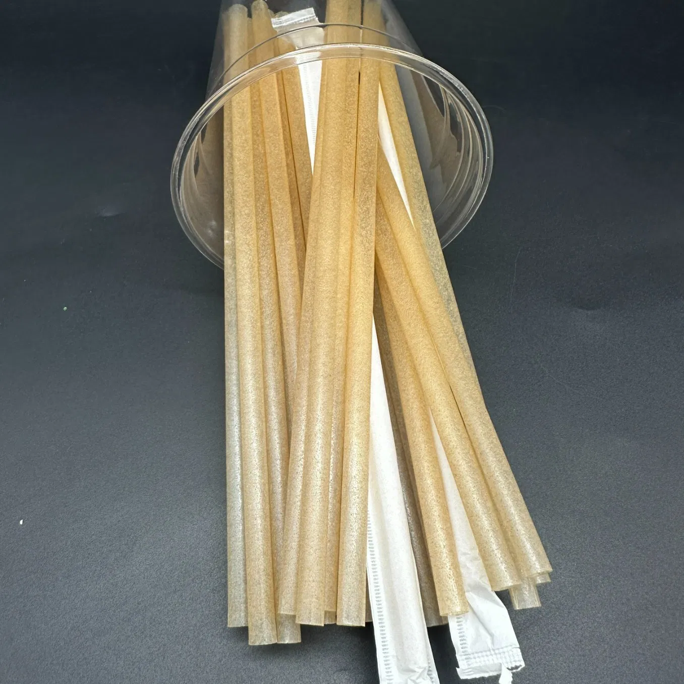 Eco Friendly Disposable Biodegradable Straw Sugarcane Bagasse Straw 6mm