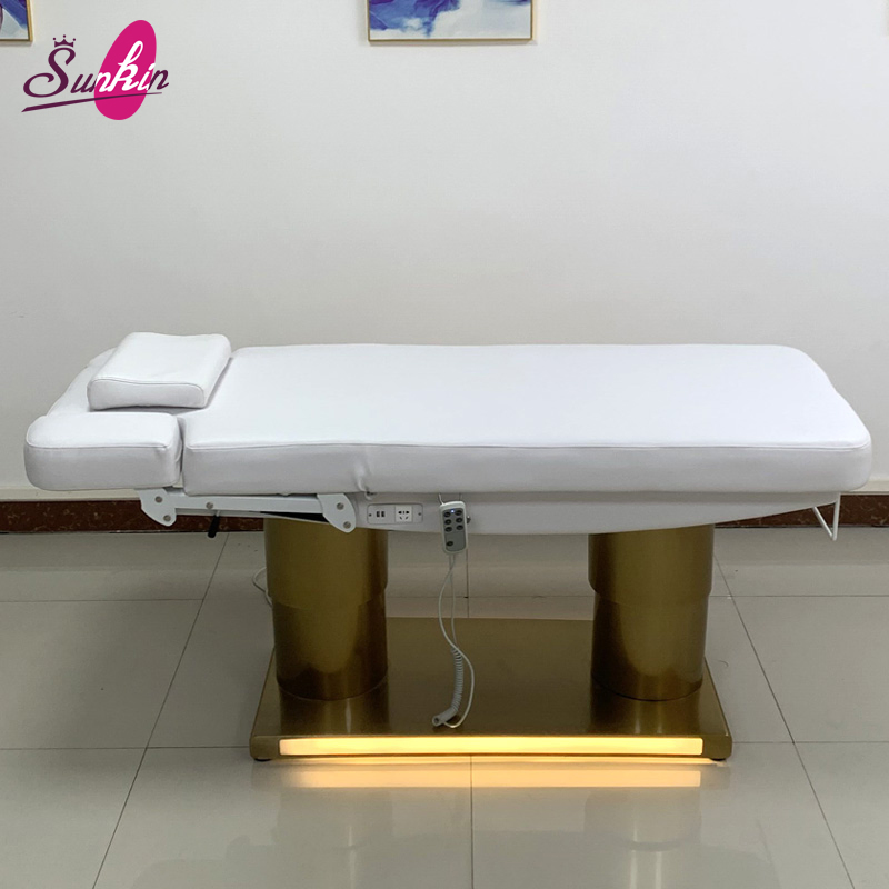 Electric Liftable Salon Beauty Bed Beauty Salon Furniture Massage Bed