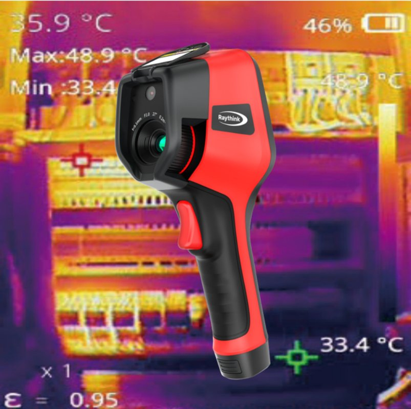 Distinguishing 0.035° C Temperature Difference Photovoltaic Testing Handheld Thermal Camera with Infrared Detector
