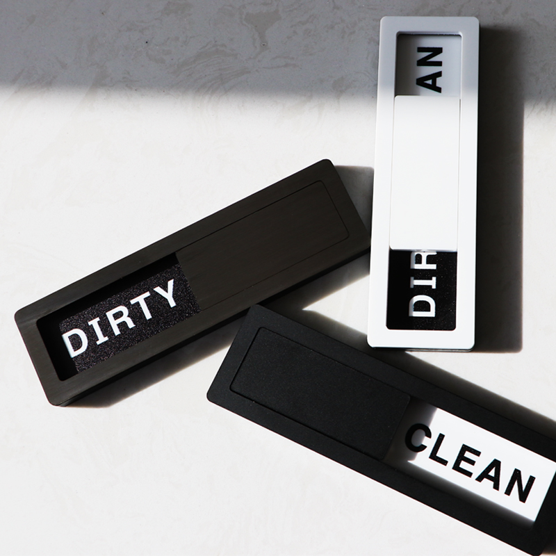 Ezd Home Kitchen Dishwasher Magnet Clean Dirty Sign Dishwasher Accessories Clean Indicator