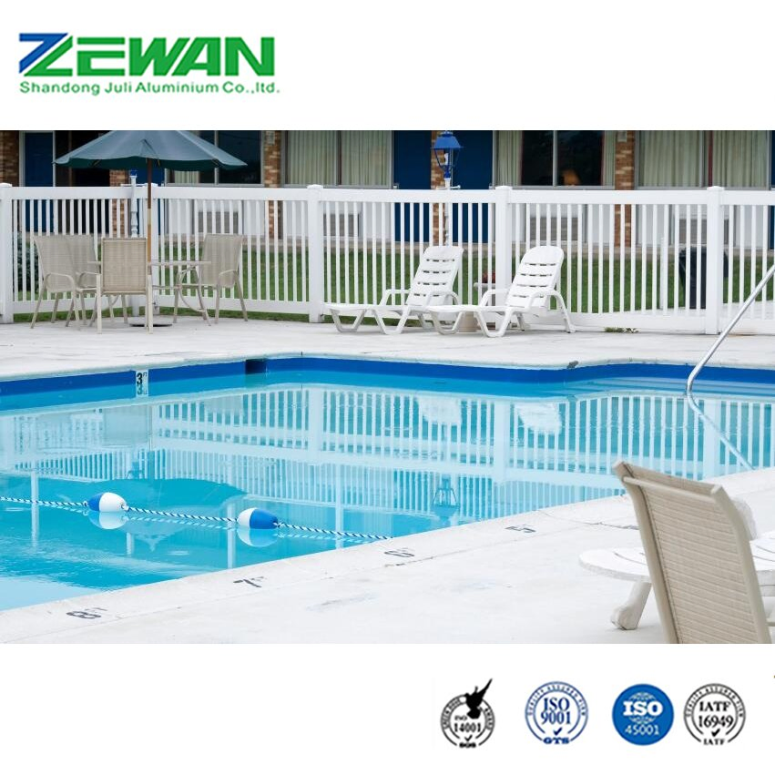 Custom Decorative Outdoor Aluminum Swimming Pool Fencing Panels Metal Garden Fence