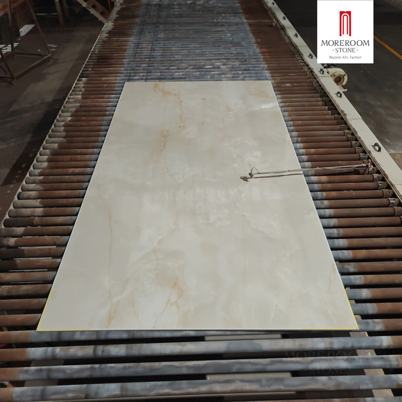 Porcelain Slab Snow White Marble Pattern for Feature Wall and TV Background