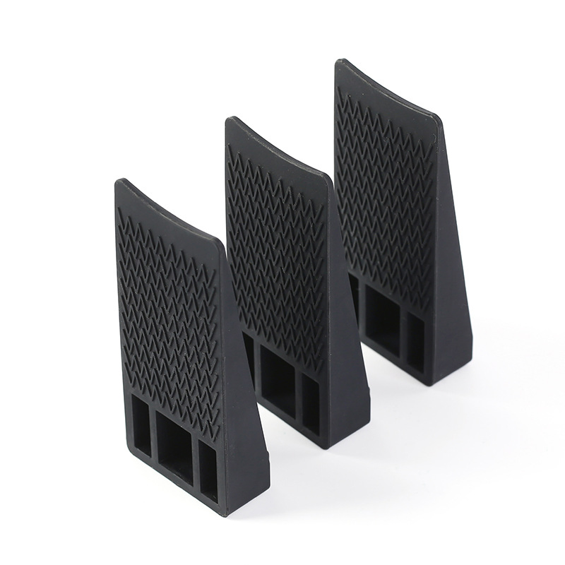 Silicone Rubber Flexible Door Stop Wedge Stopper